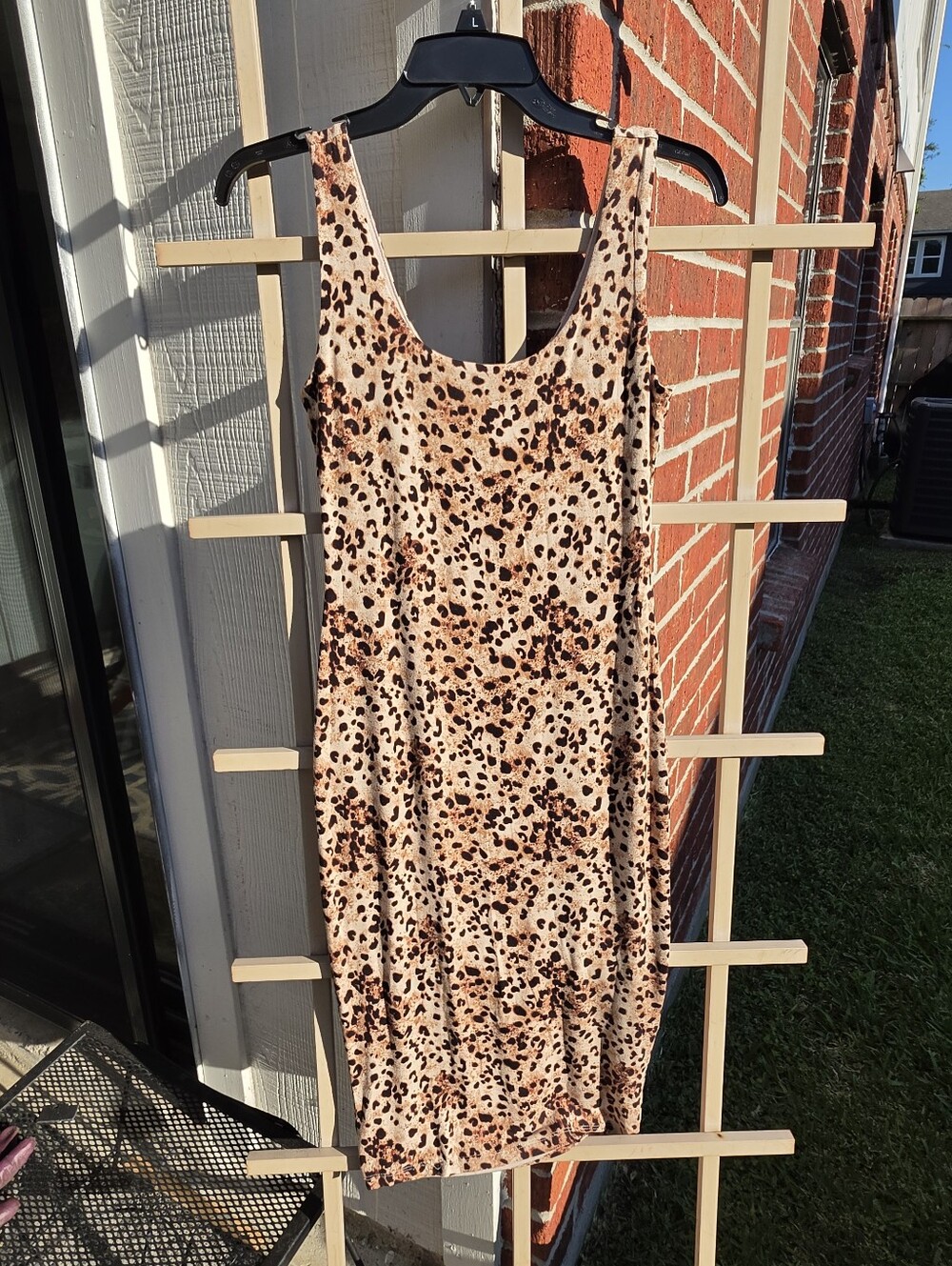 bar 111 Bodycon Animal Print Knee Length dress Small